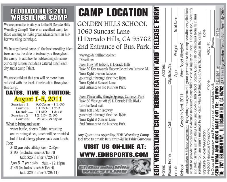 EDH Wrestling Camp